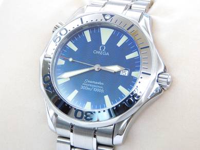 41mm Omega Seamaster Electric Blue Quartz