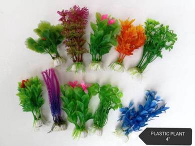 Plastic Plant for Aquarium Fish Ikan Decoration