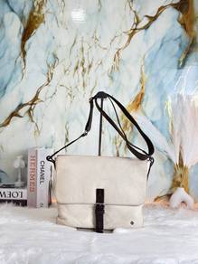 Salvatore Ferragamo Leather Messenger Bag