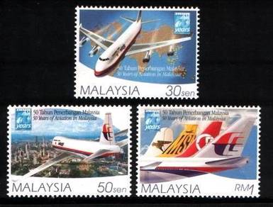 Mint Stamp Aviation Malaysia 1997
