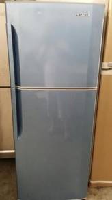 Blue Fridge Peti Sejuk Hitachi Refrigerator Ais