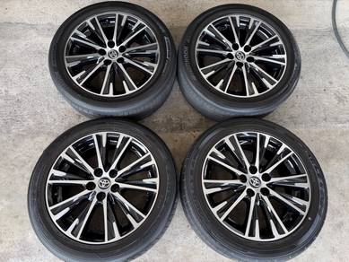 Rim original enkei toyota vellfire alphard 18 inch