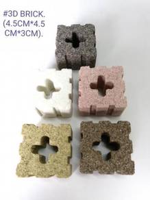 3D Brick Filter Media Fish Aquarium Ikan Akuarium