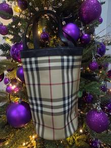 burberry check nova bag