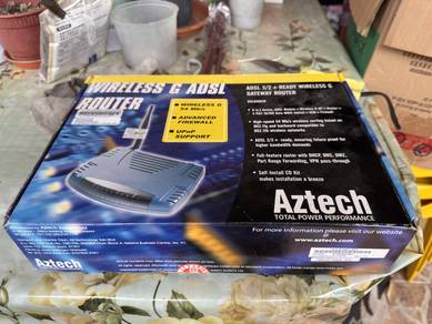 Aztech Wireless-G ADSL Router with Original Box