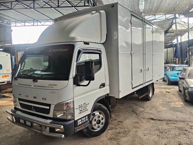 Mitsubishi fuso FE85PG BOX VAN 17 KAKI