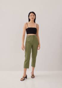 Love, Bonito Aurelie High Rise Straight Crop Jeans