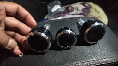 aircond knob 3 pcs aluminium alloy
