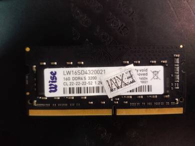 RAM Laptop DDR4 Wise 16GB 3200MHz (Secondhand)
