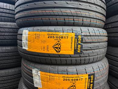 205/60/17 —Tayar new— Conti Uc6 suv 2026