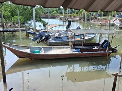 Sampan 21 kaki dan enjin Mercury 60Hp