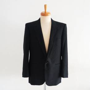 BALENCIAGA Single-breasted black blazer