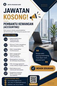 Jawatan Kosong Pembantu Kewangan (Accounting)