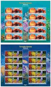 Mint Stamp Sheet Living Corals Malaysia 2013