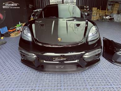 Porsche 718 GT4 Bumper Bonnet Diffuser Side Skirt