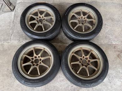 Rim ce28 bronze 15 inch tayar continental