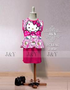 Hello Kitty 2pcs Peplum Mini Skirt set