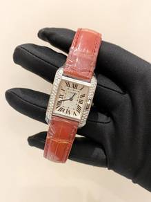 2020 Cartier Tank Anglaise Diamond 18k750