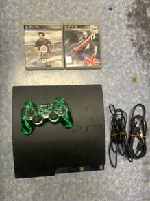 ps3 slim sekali joystick & game