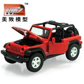 MZ 1-32 Diecast Jeep Wrangler Rubicon Convertible