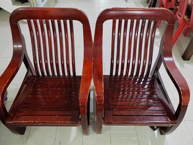 Kerusi Jati Kayu 