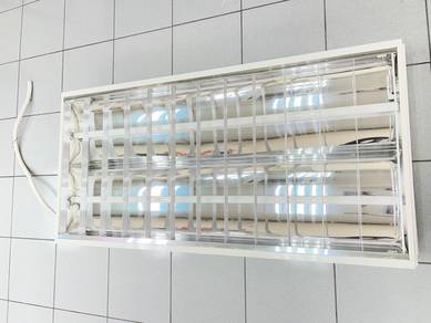 SJ LITE 2x4ft Mirror Louvre Ceiling Light