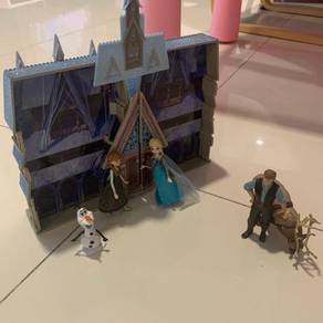 Frozen Elsa and Anna sparkly castle