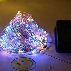 MULTICOLOR LAMPU RAYA SOLAR 200LED 22M LiGHT ♨