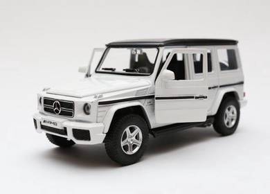 Mercedes benz white G63 AMG (w463) 1/32 diecast