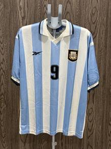 MU5541 Vintage Jersi Reebok Argentina 1999