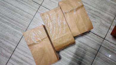 Food Grade Brown Paper Bags (100 pcs per pack)