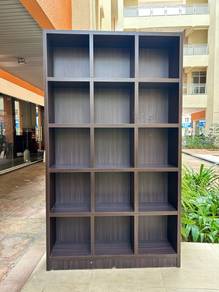 HOMEPRO TALL wooden bookcase cabinet in WENGE