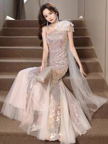 Evening Mermaid Dress Gown Women