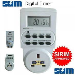 Sum Digital Set Timer 24 Hours Programmable Plug