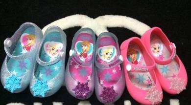 Frozen Cute JellyShoes Design BLUE ONLY