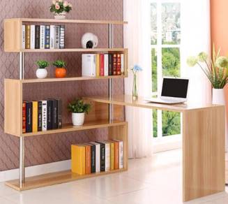 Turnable table L shape L-shape meja pejabat study