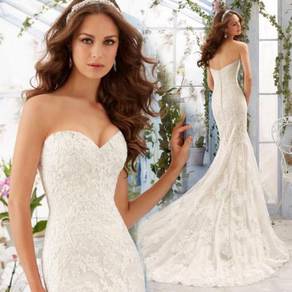 White wedding bridal dress gown RB2053