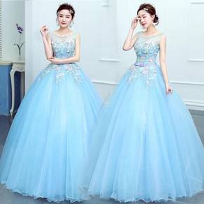 Red peach purple wedding ball dress gown RB1818