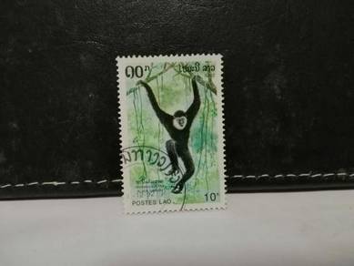 1992 Laos Stamp Monkey Animal