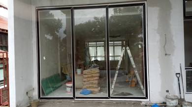 Slidng Pintu Belakang Rumah - (Aluminium&Kace)