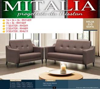 Sofa Set 2+3 Seater Murah & Berkualiti | Perabot