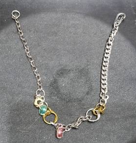Y2K Asymmetrical Mixed-Chain Choker Necklace