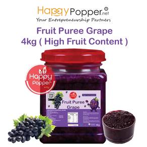 Fruit Puree 4kg Grape 6 botel / ctn