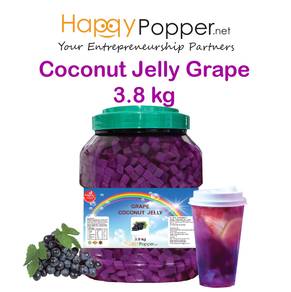 Grape Coconut Jelly Topping Boba Milk Tea 3.8kg