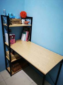 Meja rack meja mudah pasang new set