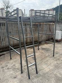 Steel Loft Bed Super Single Bed Frame Katil Elevat