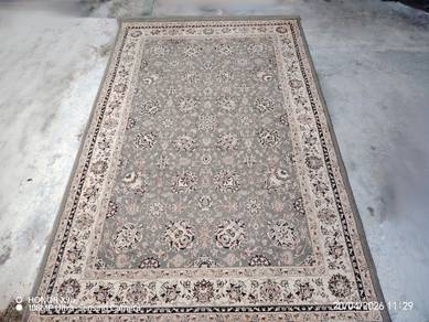 Karpet Tebal Besar Ruang Tamu Besar Kelabu