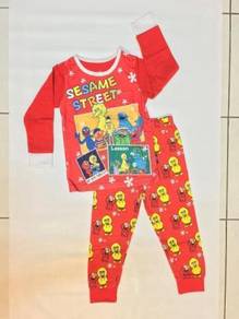 Sesame Street Unisex Long Sleeve Children Pyjamas