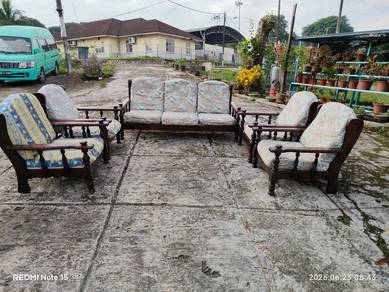 Sofa Kayu 3+1+1+1+1