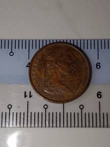 1970 1 cent new Zealand coin
